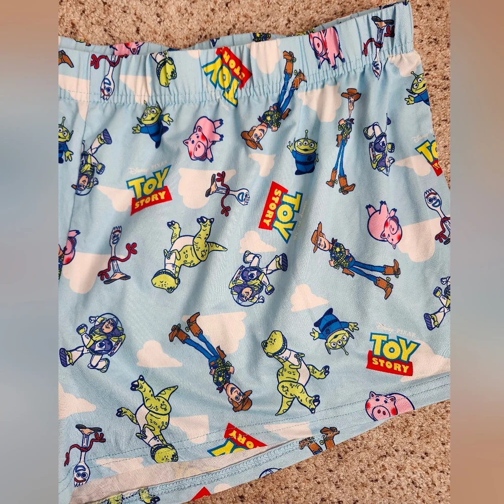 Disney Blue Toy Story Pajama Shorts - Picture 3 of 5